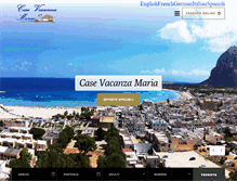 Tablet Screenshot of casevacanzamaria.it